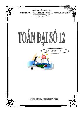 Tài liệu ôn tập Toán 12